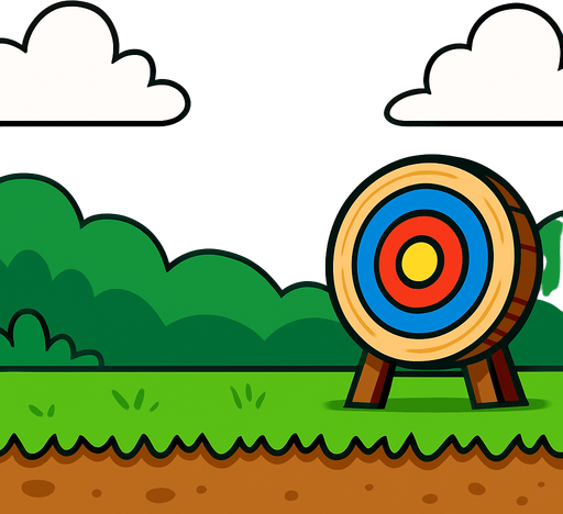 Fondo para un juego de fruit archer.
In-Game asset.  2d.  High contrast.  No shadows