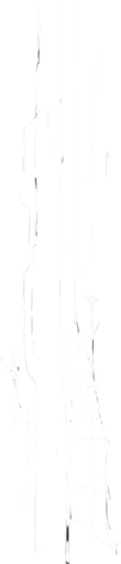 Remove white lines and lights.