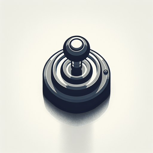 A well for a joystick stick as seen from above, retro.
Single Game Texture. In-Game asset. 2d. Blank background. High contrast. No shadows.
