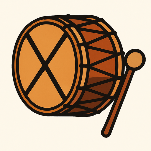 Davul.
In-Game asset.  2d.  High contrast.  No shadows