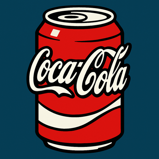 Coca Cola.
In-Game asset.  2d.  High contrast.  No shadows