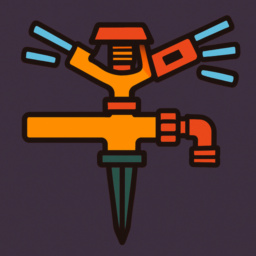 Aspersor.
In-Game asset.  2d.  High contrast.  No shadows