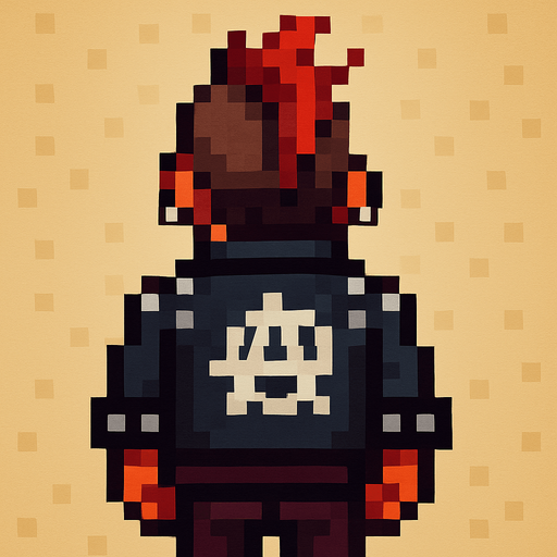 make different hairstyle and clothing, you can make punk