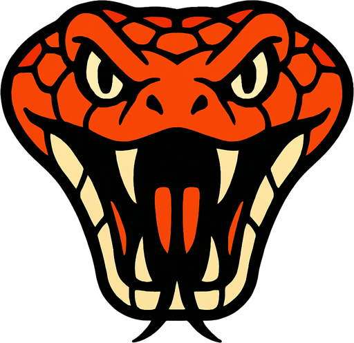 snake head.
In-Game asset.  2d.  High contrast.  No shadows