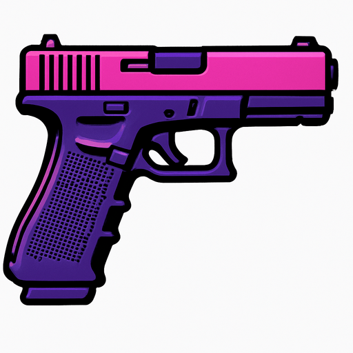 glock 18.
In-Game asset.  2d.  High contrast.  No shadows