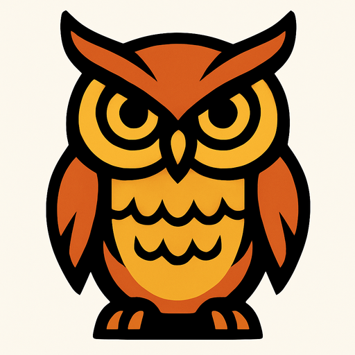 Owl.
In-Game asset.  2d.  High contrast.  No shadows