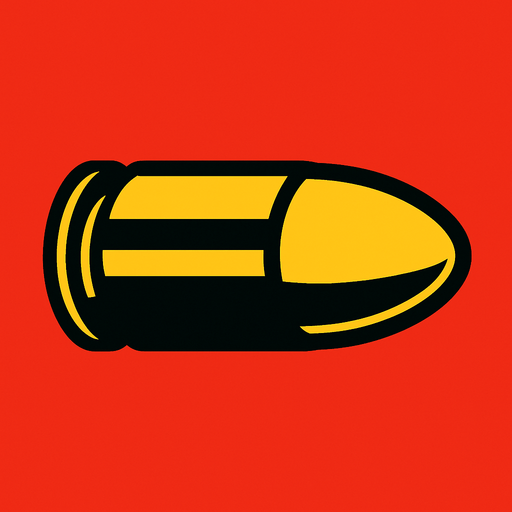 bullet.
2d.  High contrast.  No shadows