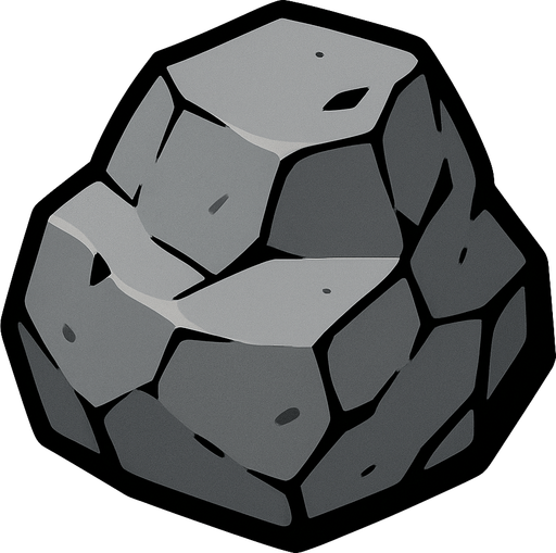 Taş.
In-Game asset.  2d.  High contrast.  No shadows