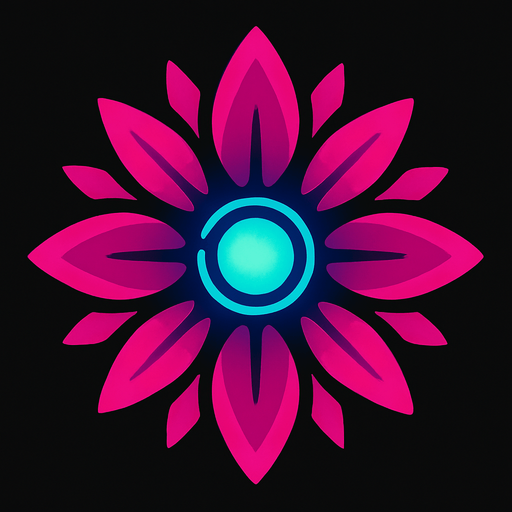 rare Bloom Pulse top view.
In-Game asset.  2d.  High contrast.  No shadows