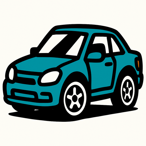 car.
In-Game asset.  2d.  High contrast.  No shadows