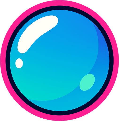 burbuja.
In-Game asset.  2d.  High contrast.  No shadows