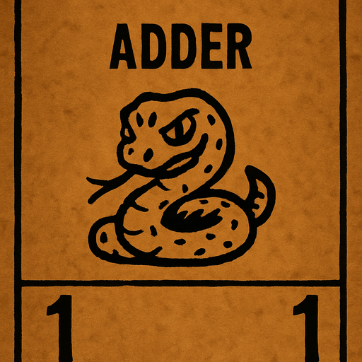 Write the adder text and the card cost a little lower, make the snake image a little smaller and make the card layout as I want.