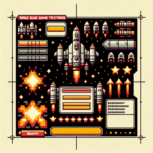 spaceship, retro game, 2d.
Single Game Texture.  In-Game asset.  2d.  Blank background.  High contrast.  No shadows