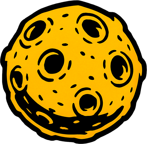 yellow meteor ball no flame effect.
In-Game asset.  2d.  High contrast.  No shadows