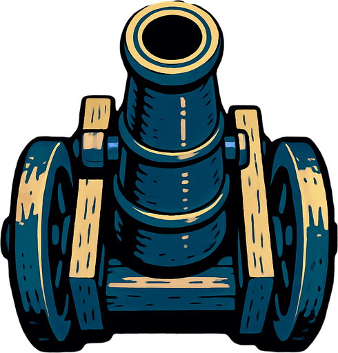cañon desde arriba.
In-Game asset.  2d.  High contrast.  No shadows