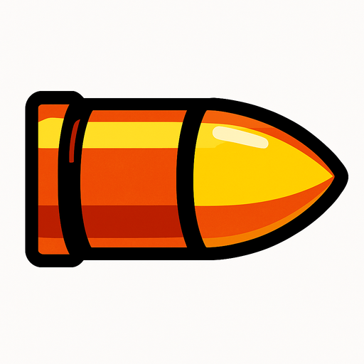 towerBullet.
In-Game asset.  2d.  High contrast.  No shadows
