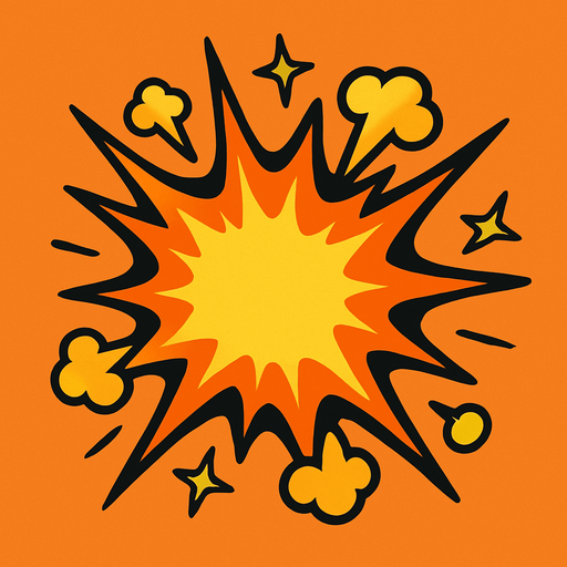 explosion effect
In-Game asset.  2d.  High contrast.  No shadows