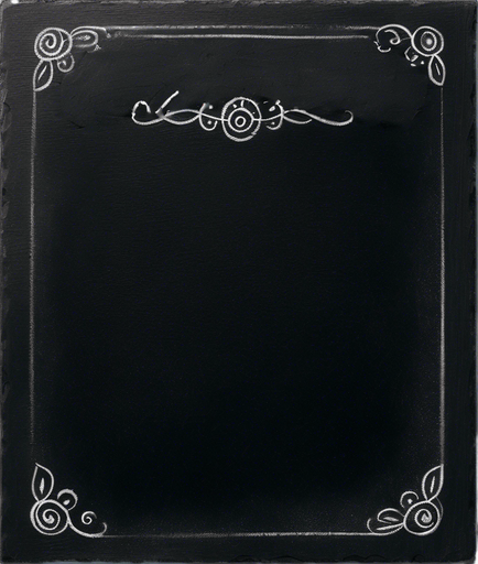 Text "NOVICE BLEND" in chalk