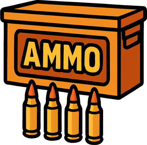 ammo.
In-Game asset.  2d.  High contrast.  No shadows