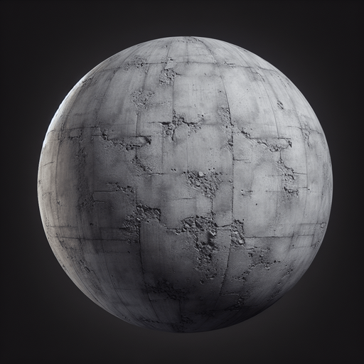 a concrete wall.
Single Game Texture. In-Game asset. 2d. Blank background. High contrast. No shadows.