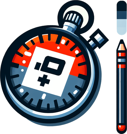 Stop watch with a big +1 sign.
Single Game Texture. In-Game asset. 2d. Blank background. High contrast. No shadows.