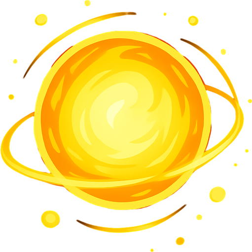 orbe de luz.
In-Game asset.  2d.  High contrast.  No shadows