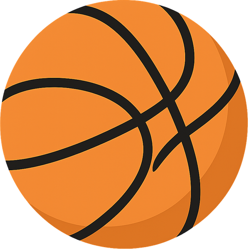 basketball ball. No background. Transparent background. Blank background. No shadows. 2d. In-Game asset. flat