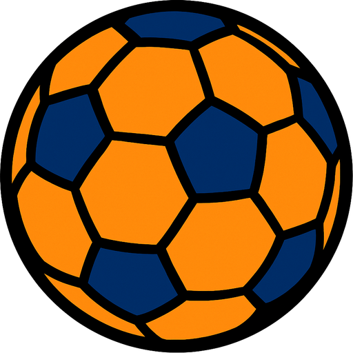 Football ball.
In-Game asset.  2d.  High contrast.  No shadows