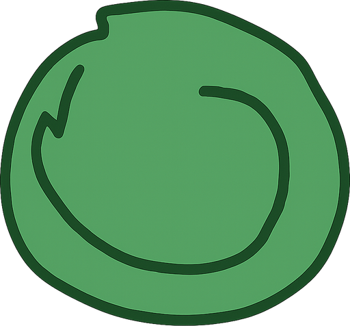 Green circle. No background. Transparent background. Blank background. No shadows. 2d. In-Game asset. flat