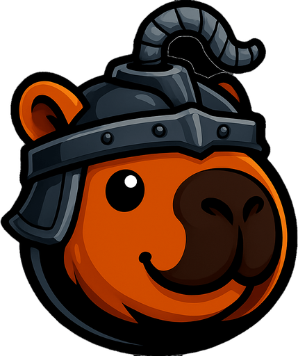 Quitale la espada. Ahora has una bomba con la forma del capibara y su cabeza.