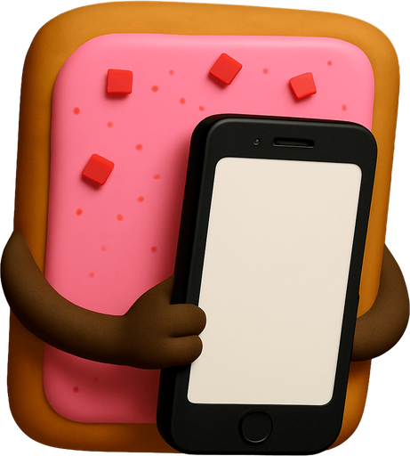 a smartphone in portrait mode