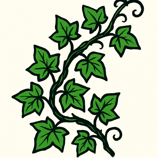 Ivy.
In-Game asset.  2d.  High contrast.  No shadows