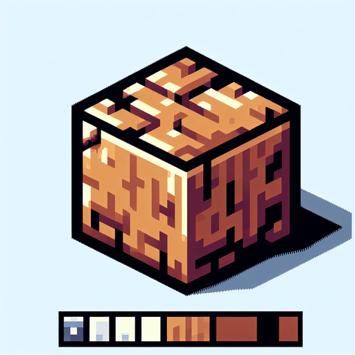 8-bit. cartoon. cardboard box piece. in game asset..
Single Game Texture. In-Game asset. 2d. Blank background. High contrast. No shadows.