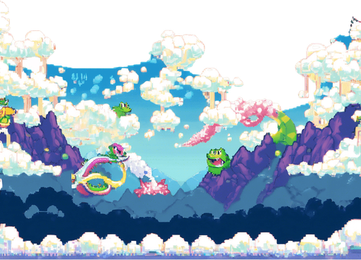 Add the bubble bobble dragon from the arcade of the 90s
