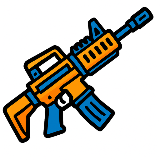 Weapon.
In-Game asset.  2d.  High contrast.  No shadows