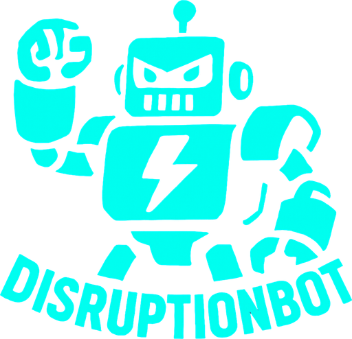 disruptionBot.
In-Game asset.  2d.  High contrast.  No shadows