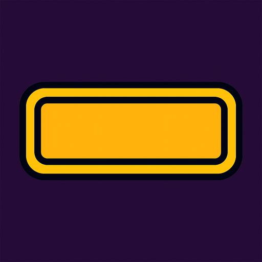 only empty button.
In-Game asset.  2d.  High contrast.  No shadows