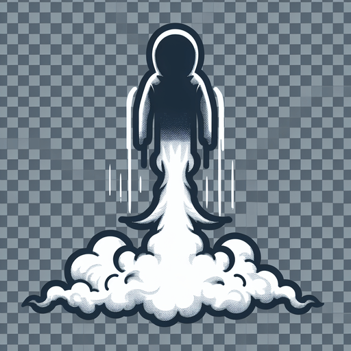 jet pack smoke trail without jetpack
Single Game Texture.  In-Game asset. .  Blank background.