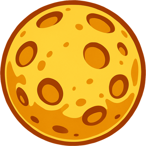 moon.
In-Game asset.  2d.  High contrast.  No shadows