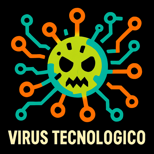 VIRUS TECNOLOGICO.
In-Game asset.  2d.  High contrast.  No shadows