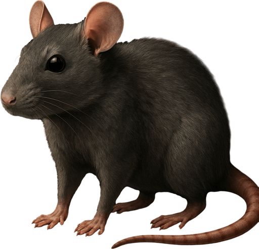 Make it less cartoony and make the rat standing