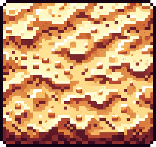 pixel art desert ground sand.
Single Game Texture. In-Game asset. 2d. Blank background. High contrast. No shadows.