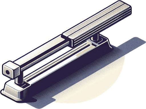 Whammy bar.
Single Game Texture.  In-Game asset.  2d.  Blank background.  High contrast.  No shadows