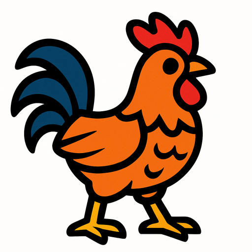 Horoz.
In-Game asset.  2d.  High contrast.  No shadows