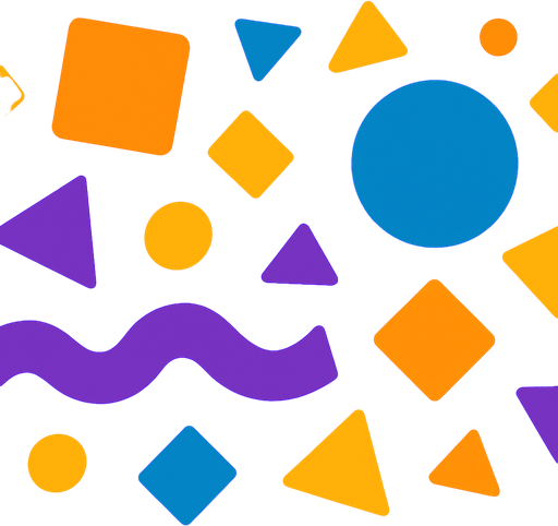 Shapes bg.
In-Game asset.  2d.  High contrast.  No shadows