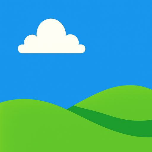 background for a hyper casual game
like the windows background.
In-Game asset.  2d.  High contrast.  No shadows