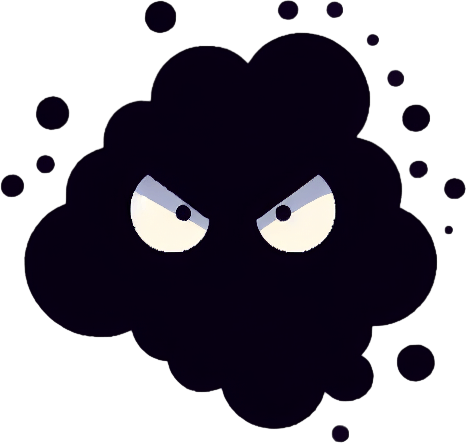 dark cartoon cloudy skies high quality background make it simple and minimalistic..
Single Game Texture. In-Game asset. 2d. Blank background. High contrast. No shadows.