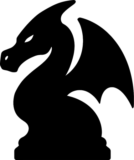 Full black dragon