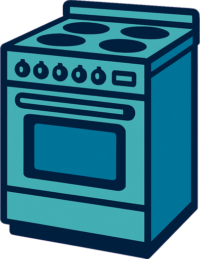 Cuisiniere.
In-Game asset.  2d.  High contrast.  No shadows