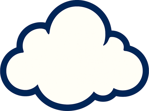 cloud.
In-Game asset.  2d.  High contrast.  No shadows